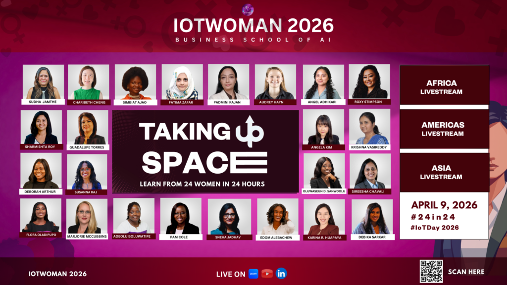 iotwoman2026 taking up space